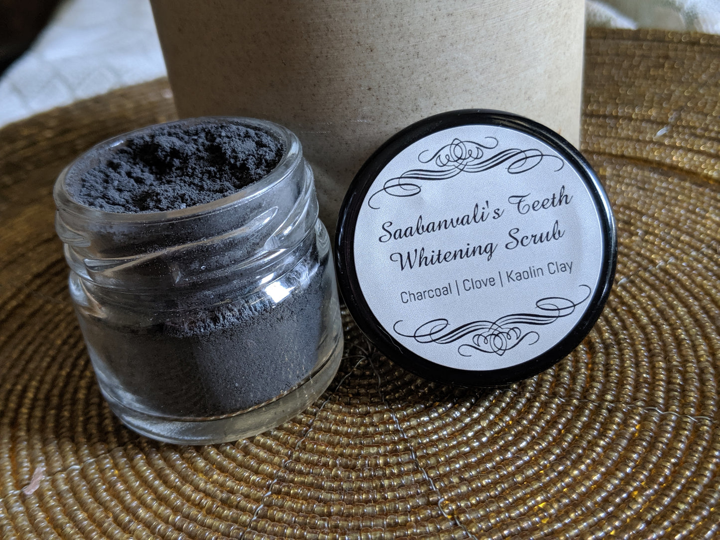 Charcoal Teeth Whitening Scrub