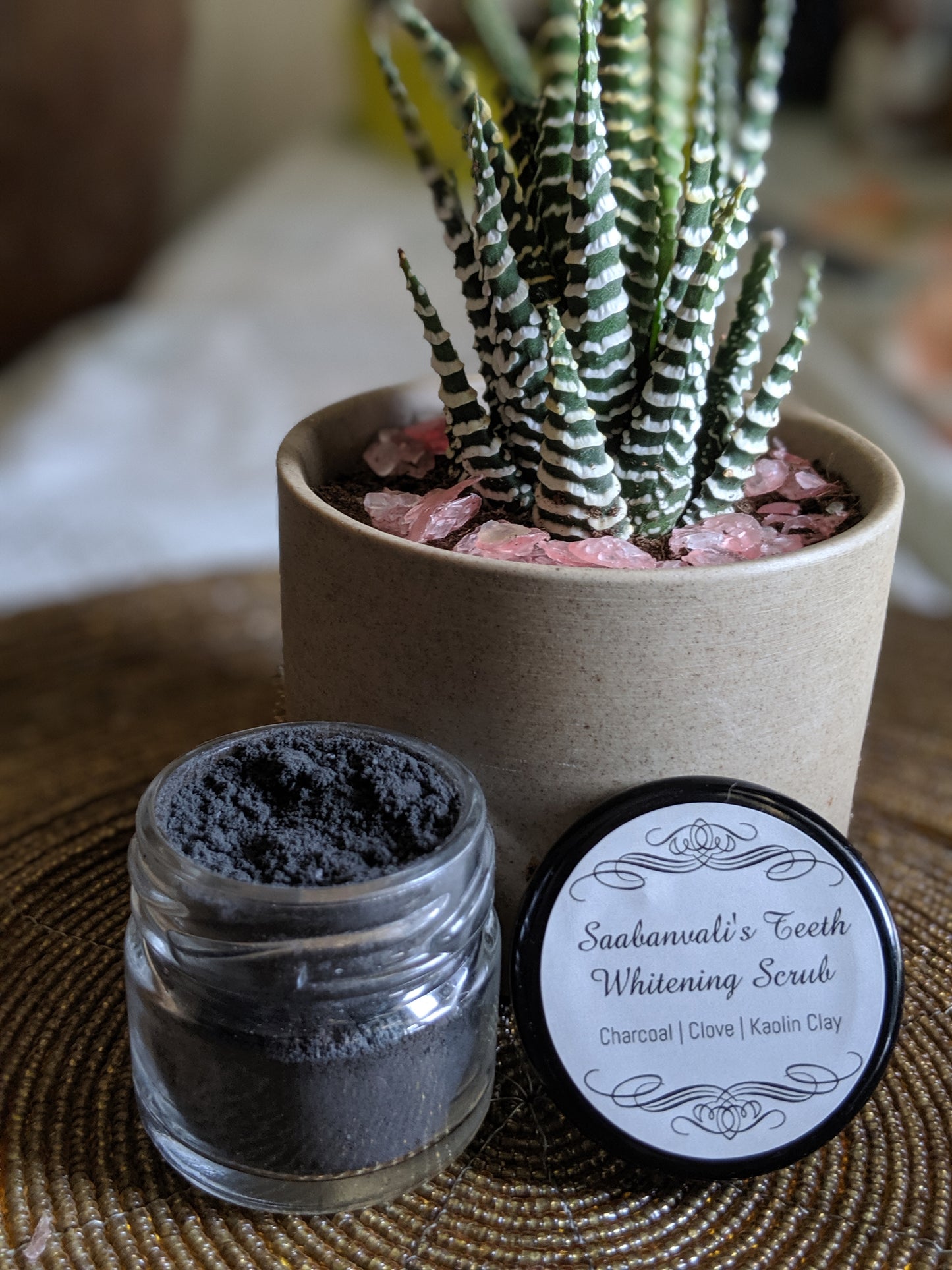 Charcoal Teeth Whitening Scrub