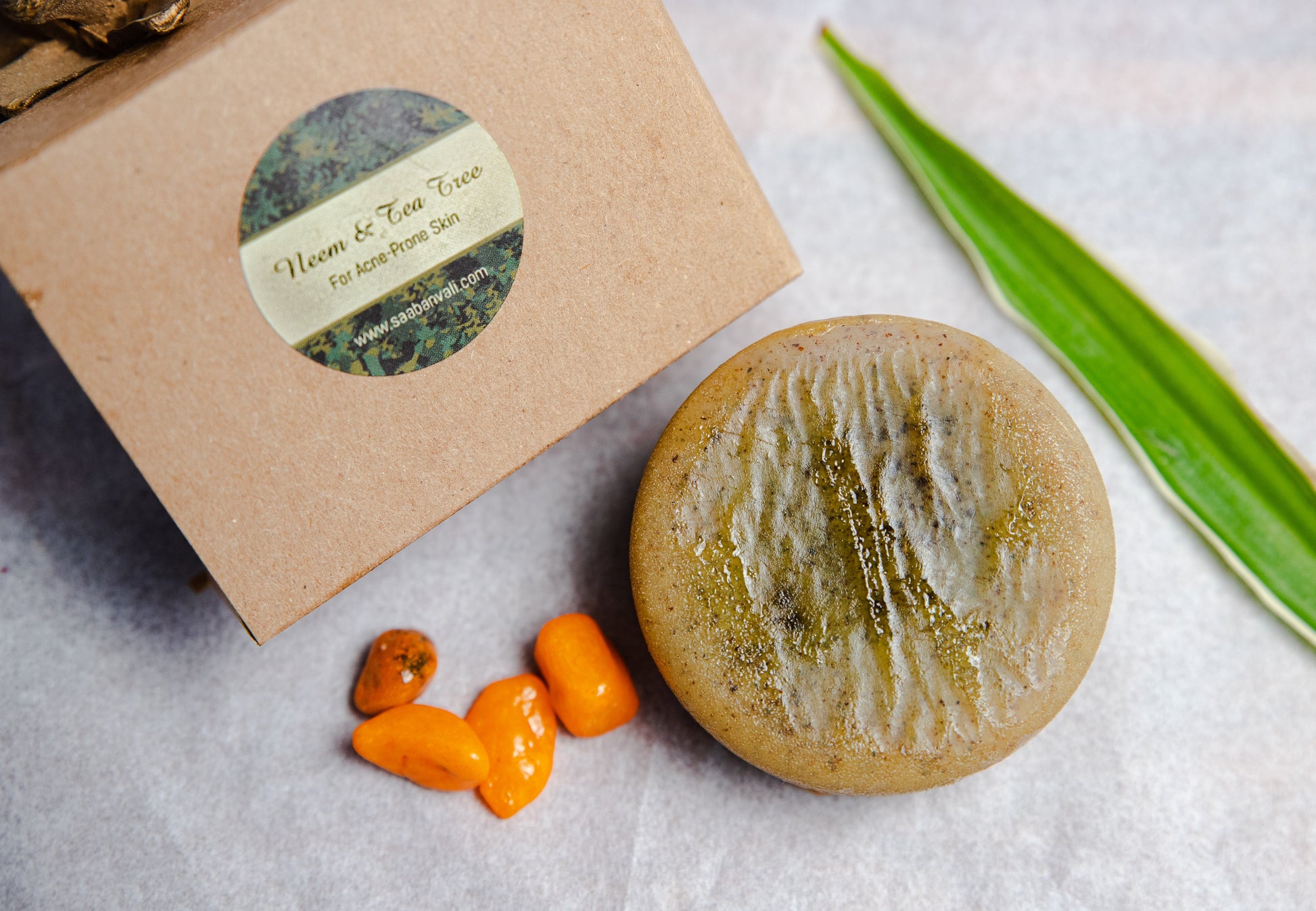 Neem & Tea Tree Soap - For Acne-Prone Skin